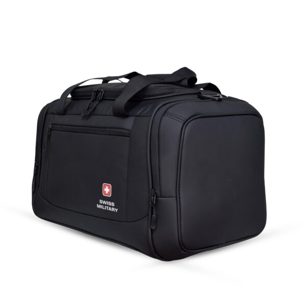 Swiss Military Pebbletiny Duffel Travel Bag, 34LTR | DB23 | Water-Resistant PU-Coated Polyester - Image 2