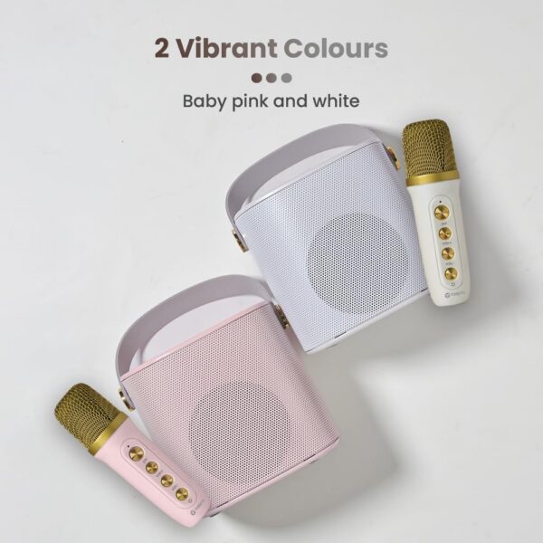 Toreto Jukebox Wireless Bluetooth Speaker 10W with Wireless Karaoke Mic I Voice Changing Feature - Image 4
