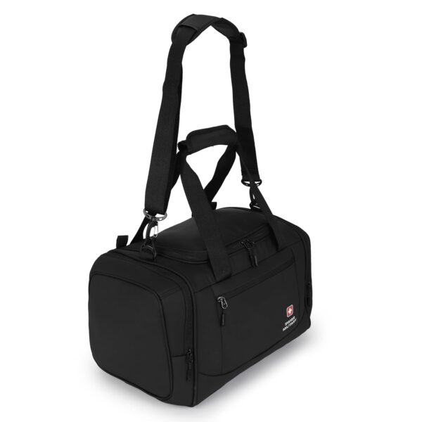 Swiss Military Pebbletiny Duffel Travel Bag, 34LTR | DB23 | Water-Resistant PU-Coated Polyester - Image 4