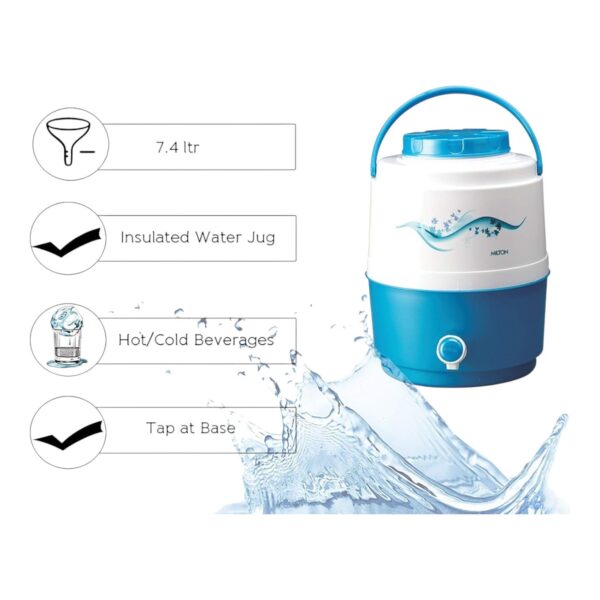 Milton Kool Musafir 7.5 Ltr Insulated Water Jug - Image 4