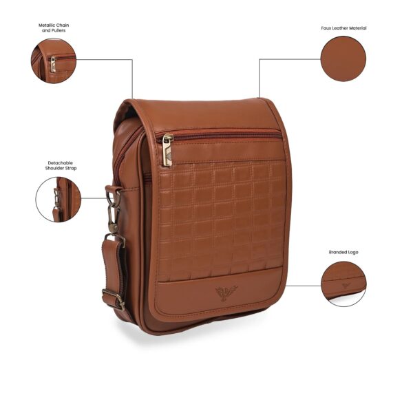 GBK Apex Sling Bag For Men & Women | Tan - Image 5