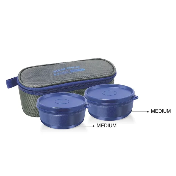 WARMEO Micro 2 Containers Stainless Steel Lunch Box - Image 2