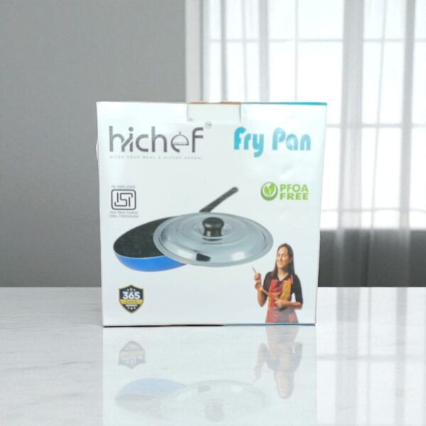 Hichef Fry Pan With Glass Lid 12 No. (2.6mm) - Image 3