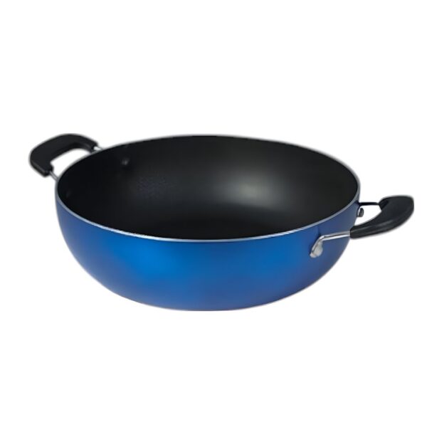 Hichef Deep Kadhai With Glass Lid - 12 (220mm) Thickness - 2.6mm - Image 3