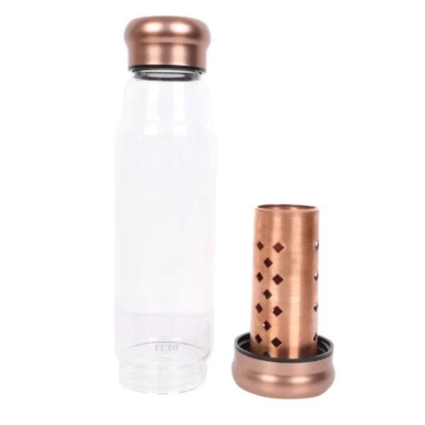 Fuzo CUprum Copper Charged Glass Infuser Bottle - Image 2
