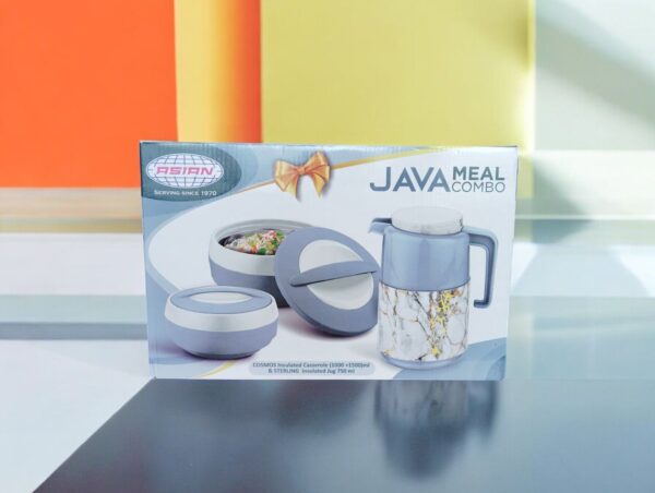 Asian Java 2 Piece Meal Combo Set (1pc Jug 750ml + 2pc Casserole - 1000ml + 1500ml) - Image 3