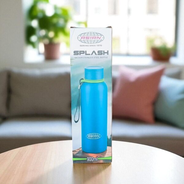 Asian Splash Stainless Steel Vacuum Insulated Water Bottle 900ml - Image 2