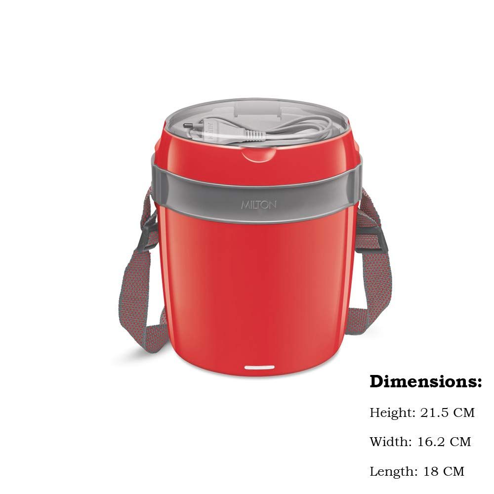 Milton New Futron 3 Containers Electric Lunch Box - Image 2
