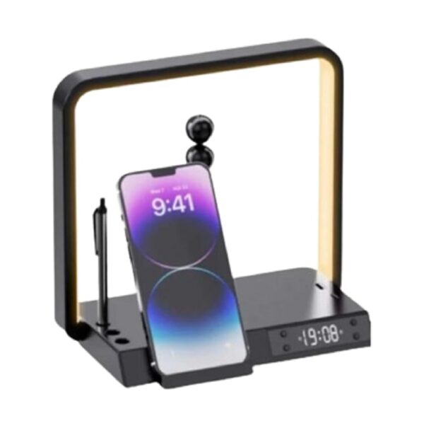 Fuzo Allure 2.0 Magnetic Lamp with Charger, Clock & Stand - Image 2