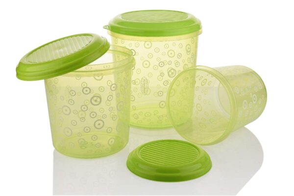 Asian Super Stylo Airtight Storage Containers Set of 3 Piece (5 L + 7 L + 10 L) - Image 2