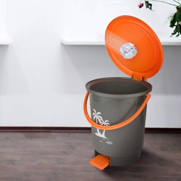 Asian Look Beautiful 11.5 Ltr Plastic SR Dust Bin - Image 2