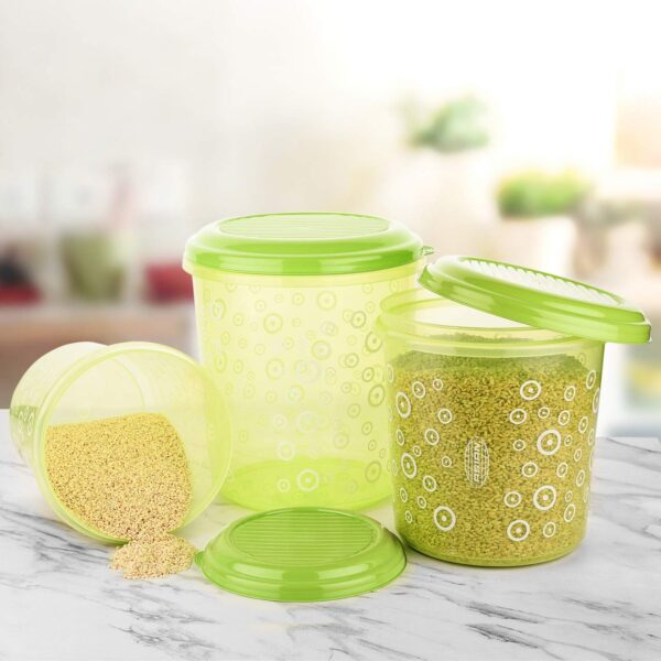 Asian Super Stylo Airtight Storage Containers Set of 3 Piece (5 L + 7 L + 10 L)