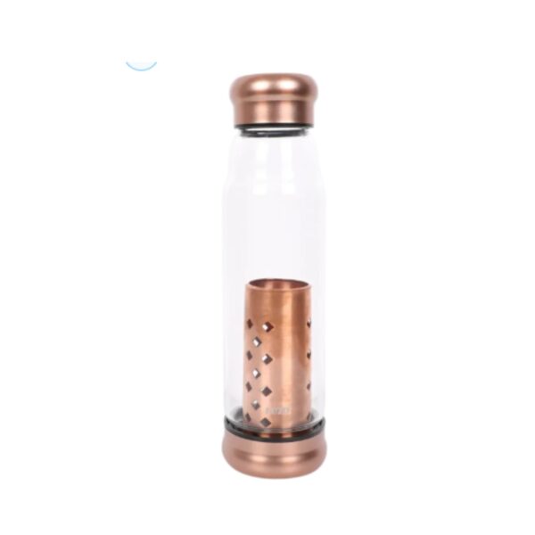 Fuzo CUprum Copper Charged Glass Infuser Bottle - Image 3