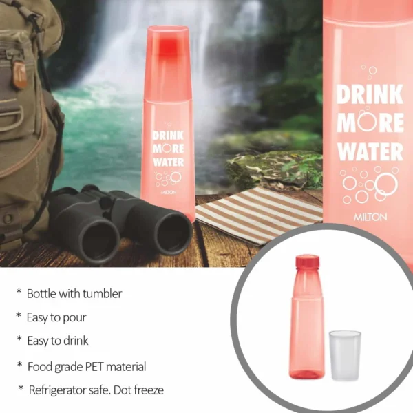 Milton Kip Sip Plastic Water Bottle - 650ml - Image 3