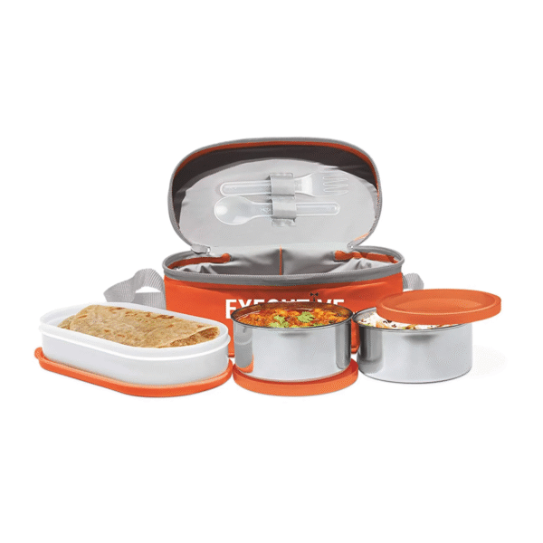 Milton Executive Stainless Steel Container Insulated Lunch Box Set of 3
