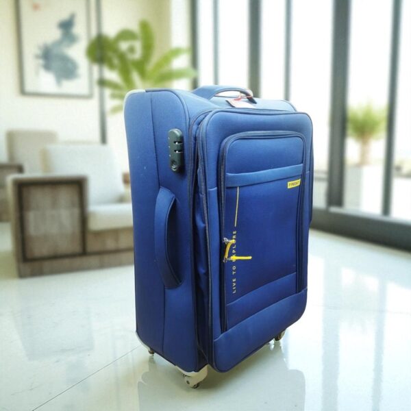 Priority London 001 24 Inch Trolley Bag | Soft Luggage Bag For Travel - Image 2