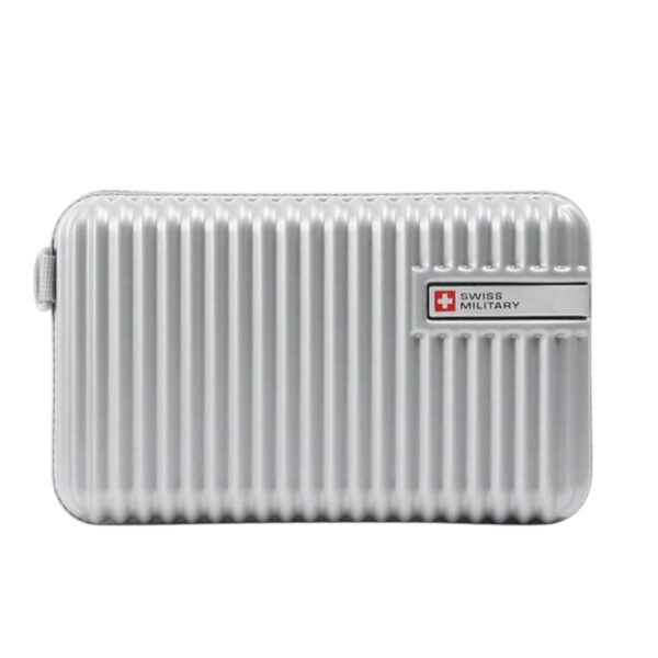 Swiss Military Olivia Hard Sling Bag 1.4 Ltr Silver - Image 2