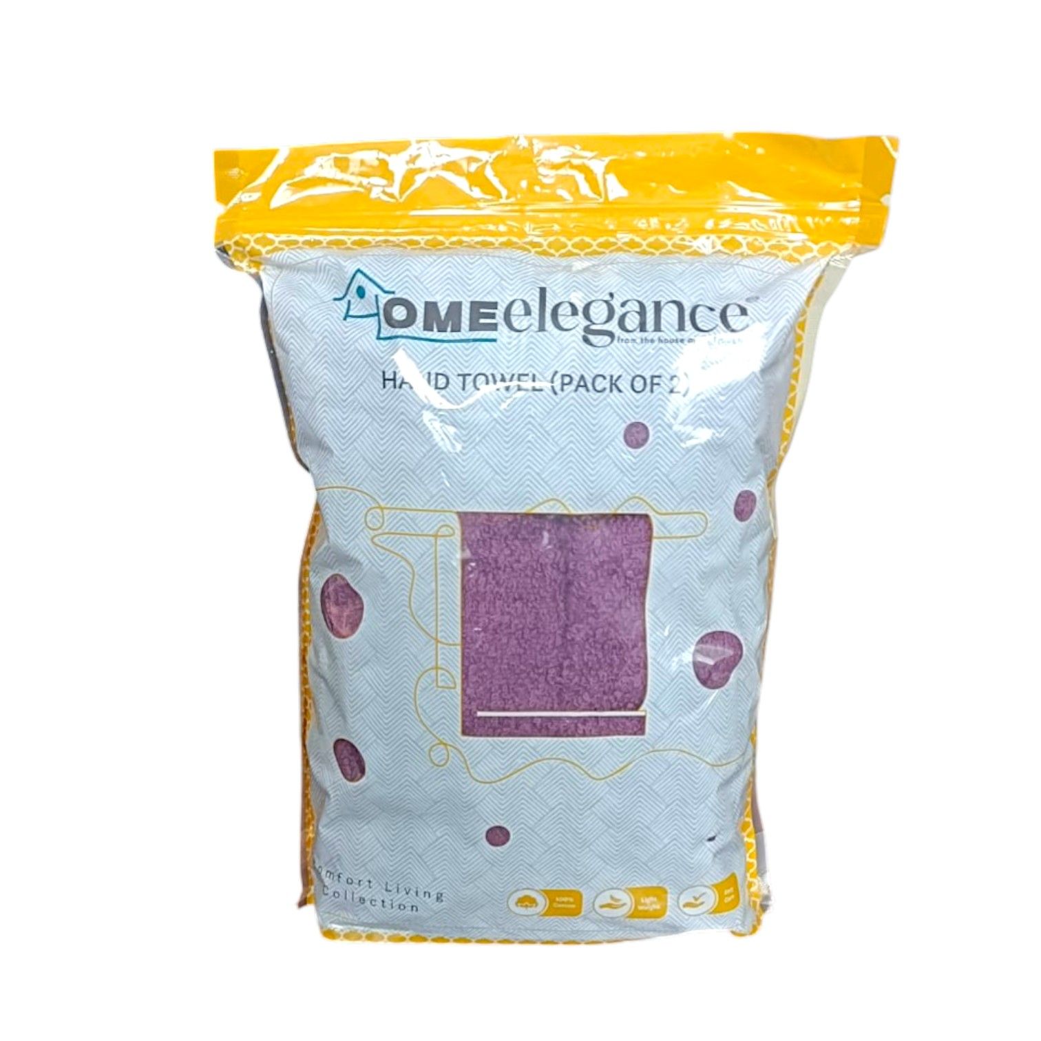 Home Elegance 2 Piece Hand Towel Set - Image 5