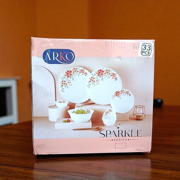Arko Sparkle Series 33 Piece Dinner Set - Image 3