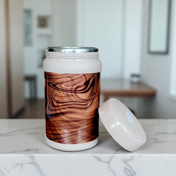 Asian Inner Stainless Steel Double Wall Leak Proof Food Jar 380ml - Image 2
