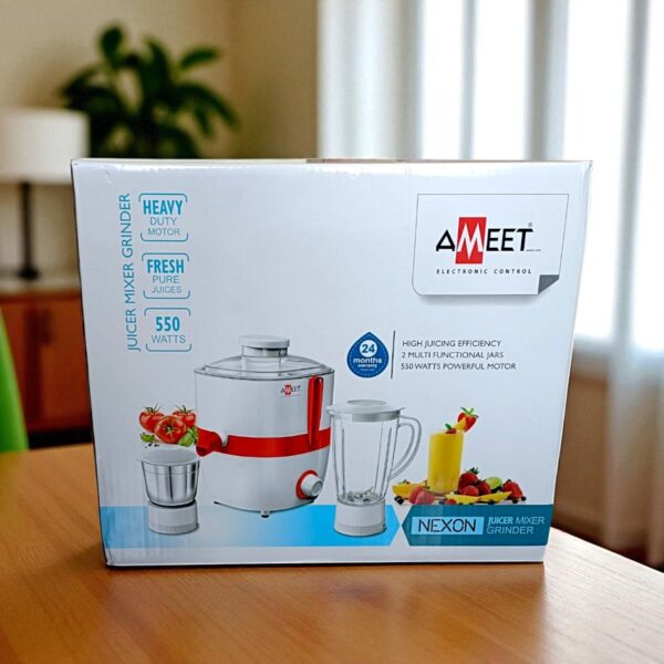 Ameet Nexon Electric Juicer Mixer Grinder 550W - Image 3