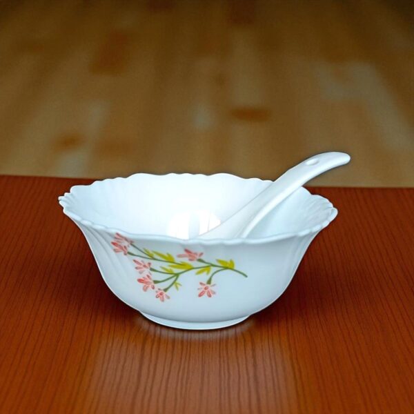 Arko Sparkle 12 Piece Soup Set | Soup Bowl With Spoons - Image 3