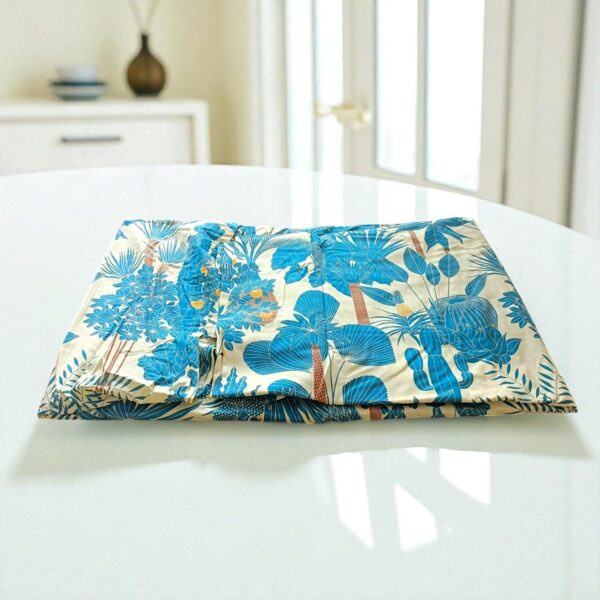 My Trident Comfort Living Safari Blue Bedsheet With Pillow Covers - Image 2