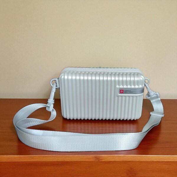 Swiss Military Olivia Hard Sling Bag 1.4 Ltr Silver - Image 5