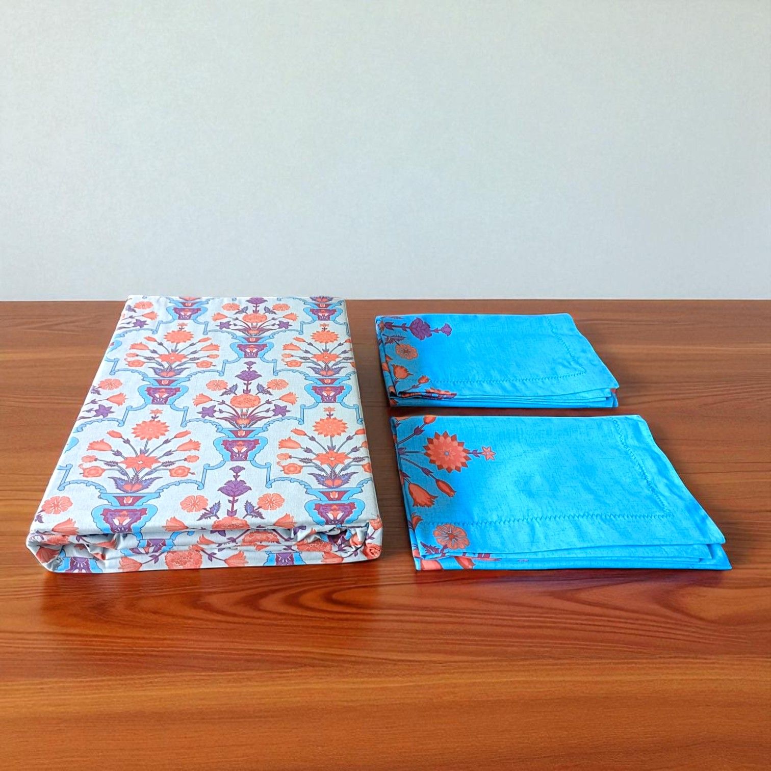 My Trident Celebration Double Bedsheet With Pillow Covers - Image 3