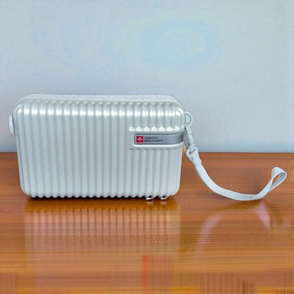 Swiss Military Olivia Hard Sling Bag 1.4 Ltr Silver - Image 4