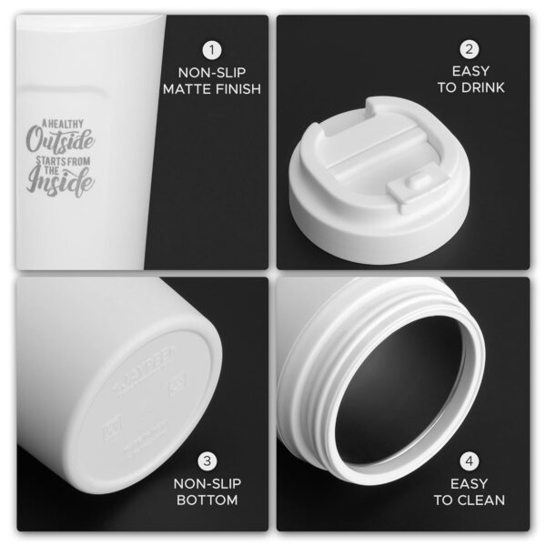JAYPEE Snap Sip Steel Insulated Coffee Mug 350ml - Image 4