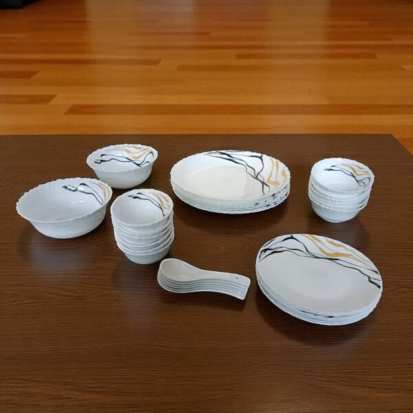 Arko Sparkle Series 33 Piece Dinner Set - Image 2