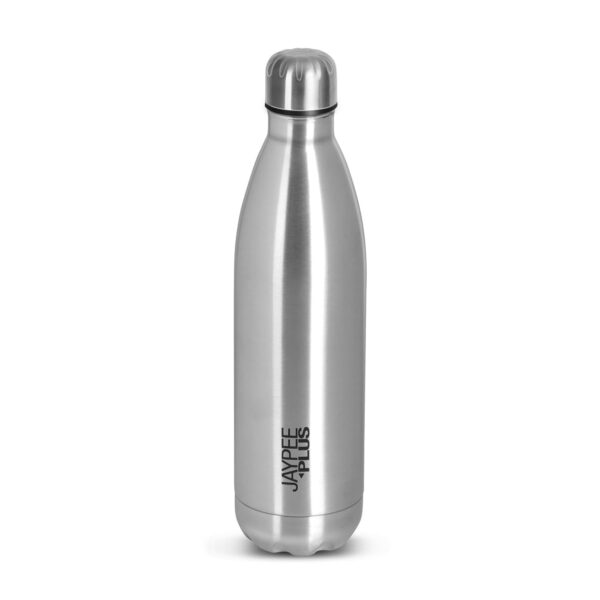 Jaypee Plus Alpha 1000 Stainless Steel Vacuum Insulated Water Bottle, 1000ml, Metallic
