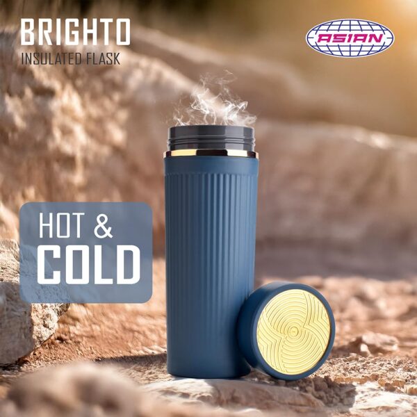 Asian Plastowares - Brighto Inner Steel Insulated Flask 500ml - Image 2