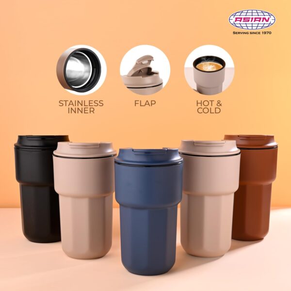 Asian Java Insulated Tea/Coffee Mug 350ml - Image 4