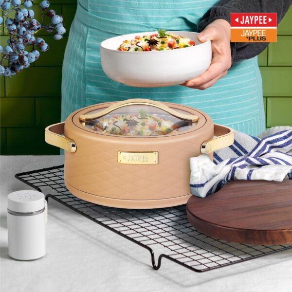 Jaypee Luxura Klass 3 Piece Insulated Casserole Set (1500ml+2000ml+2500ml) - Image 4