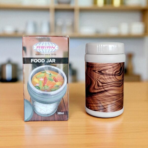 Asian Inner Stainless Steel Double Wall Leak Proof Food Jar 380ml