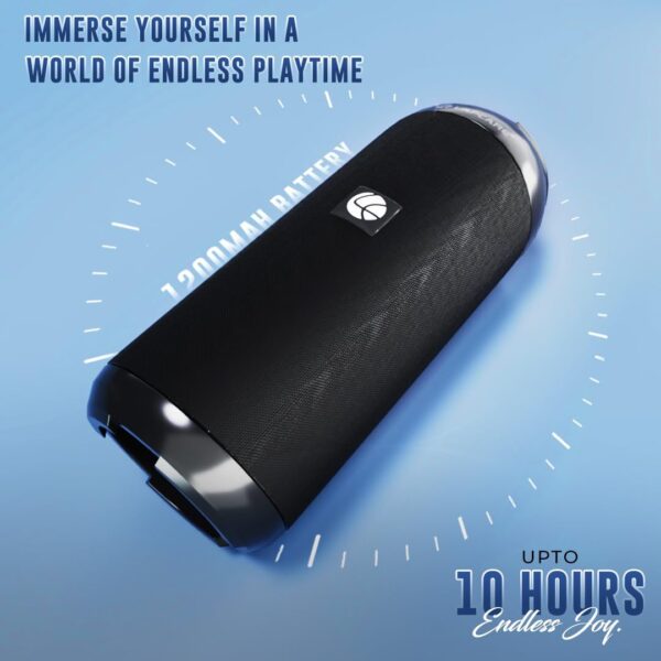 LAPCARE Go Beat VI LBS315 Black | Stereo Speaker with Upto 10Hrs Playtime - Image 3