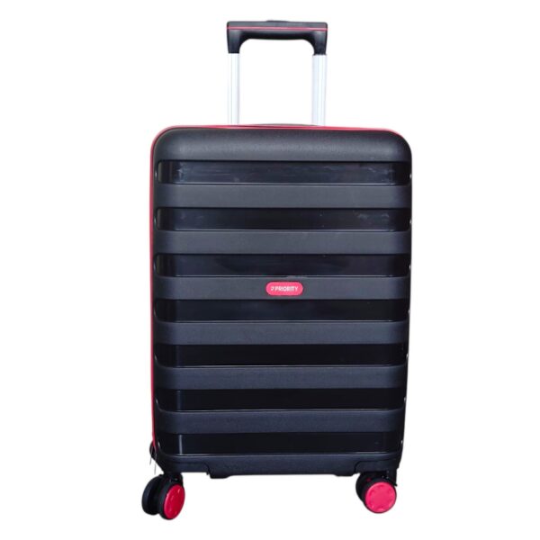 Priority Germany Plus Hard Sided Trolley Bag 20 Inch Red Color