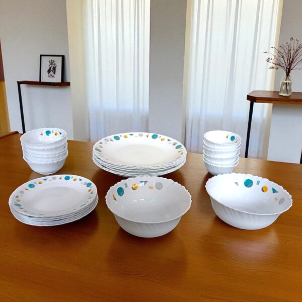 Arko Sparkle Series 27 Piece Dinner Set