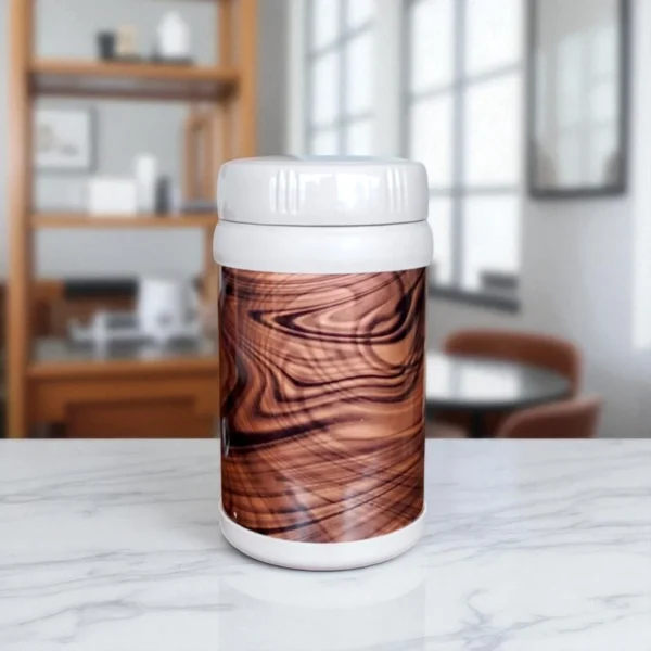 Asian Inner Stainless Steel Double Wall Leak Proof Food Jar 380ml - Image 3