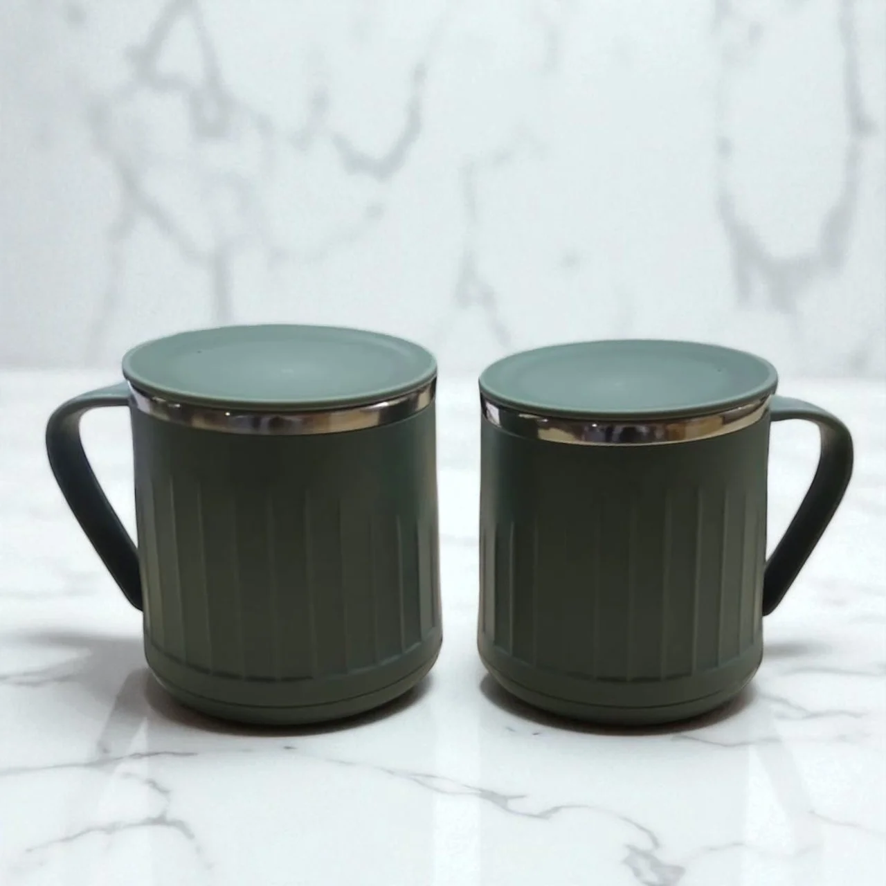 Jaypee KupKet 2 Coffee Mugs with Lids for Home and Office
