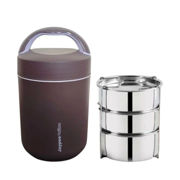 Jaypee HotBoxx Stainless Steel 3 Containers Tiffin Box