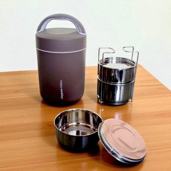 Jaypee HotBoxx Stainless Steel 3 Containers Tiffin Box - Image 2