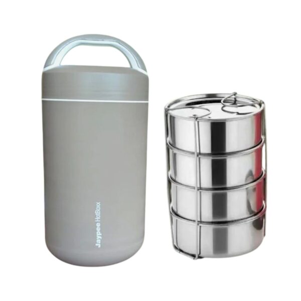 Jaypee HotBoxx Stainless Steel 4 Containers Tiffin Box