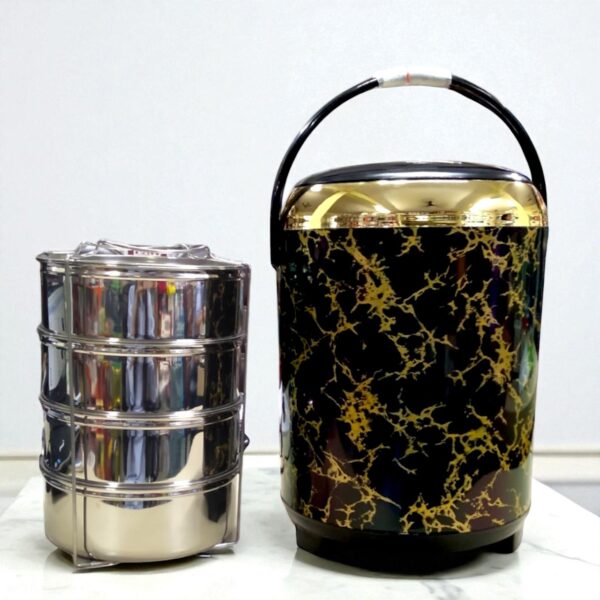 Jaypee Jumbo Ultra 4 Stainless Steel Containers Insulated Tiffin Box