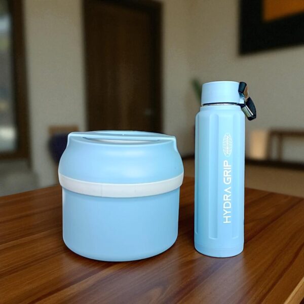 Asian Compact Meal Duo (1pc Wonder Meal Junior Tiffin 550ml + 1pc Hydra Grip 700 Bottle 500ml) - Image 3