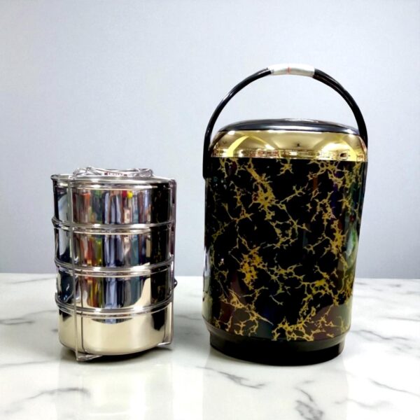 Jaypee Jumbo Ultra 4 Stainless Steel Containers Insulated Tiffin Box - Image 2