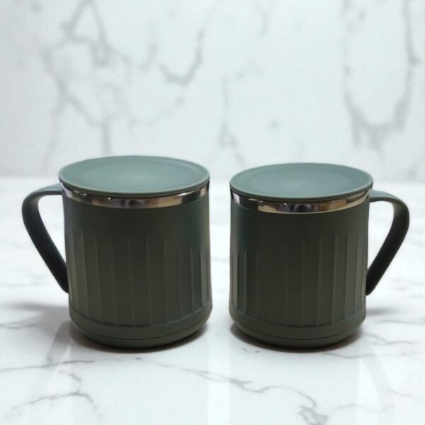 Jaypee KupKet 2+2 Coffee Mug Set With Lid (230ml X 2)