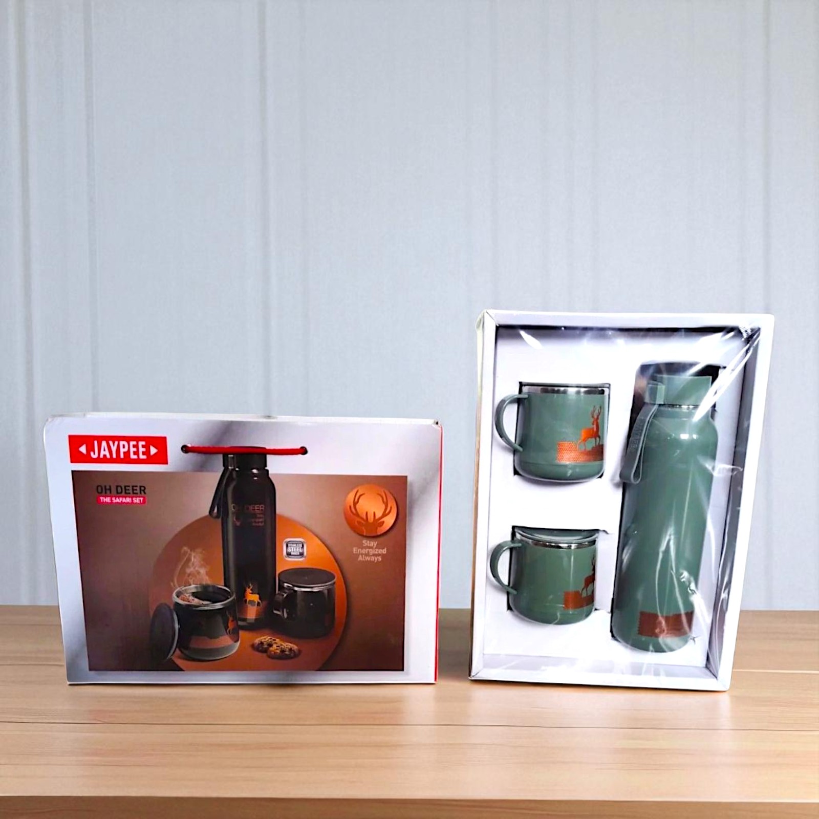 Jaypee Oh Deer 3 Piece Gift Set (1pc Water Bottle - 690ml + 2pc Mug - 230ml) - Image 2